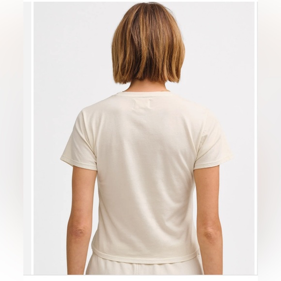 MATE THE LABEL ORGANIC COTTON SHRUNKEN TEE PEBBLE S - Picture 2 of 5